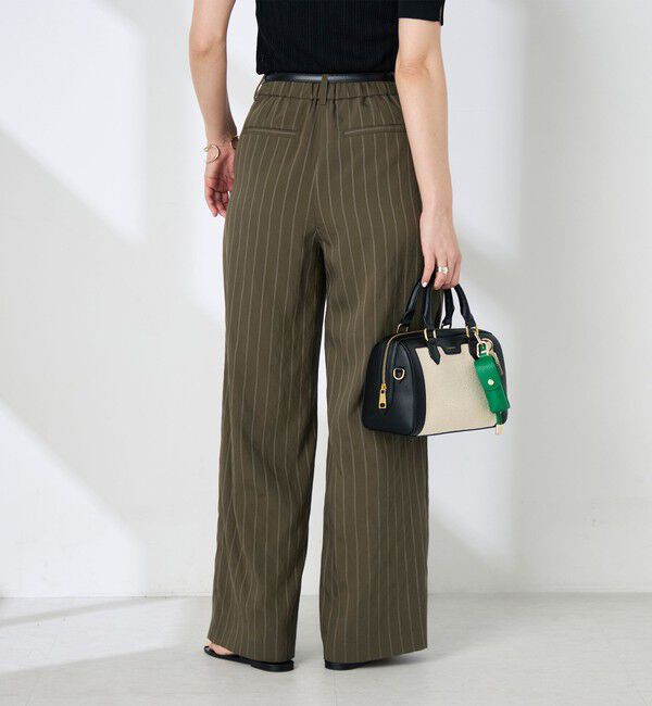 NOLLEY'S sophi「ウォッシャブルストライプタックパンツ」|その他|