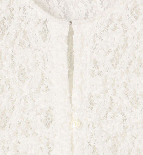 NOLLEY'S sophi「ウォッシャブルストレッチレース両前半袖カーデ」|カーディガン|