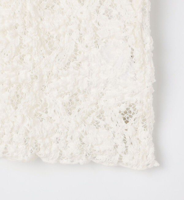 NOLLEY'S sophi「ウォッシャブルストレッチレース両前半袖カーデ」|カーディガン|