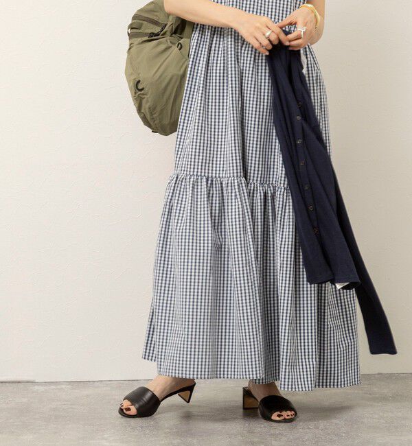 MAQWEL「【MAQWEL/マクウェル】ウォッシャブルチェックワンピース」|ワンピース|