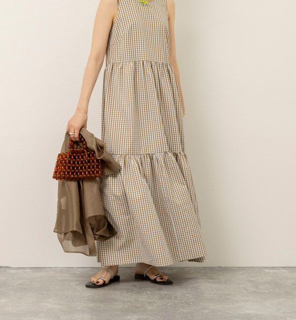 MAQWEL「【MAQWEL/マクウェル】ウォッシャブルチェックワンピース」|ワンピース|