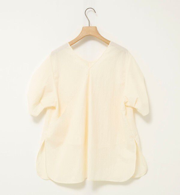 Rie Miller「ウォッシャブル２WAYブラウスシアーサッカー」|シャツ・ブラウス|