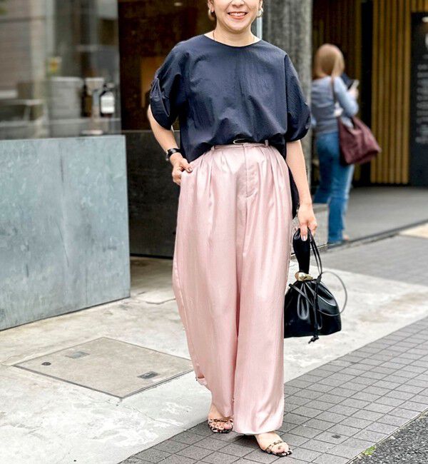 Rie Miller「ウォッシャブル２WAYブラウスシアーサッカー」|シャツ・ブラウス|