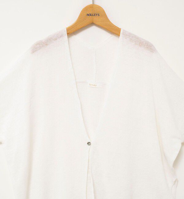 NOLLEY'S「《手洗い可能》フレンチリネンボレロカーデ」|カーディガン|