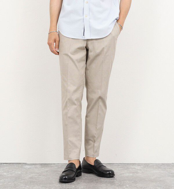NOLLEY'S goodman「《ビジカジ対応》綿麻COOLMAX イージーパンツ 26SS」|チノ|