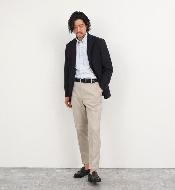 NOLLEY'S goodman「《ビジカジ対応》綿麻COOLMAX イージーパンツ 26SS」|チノ|