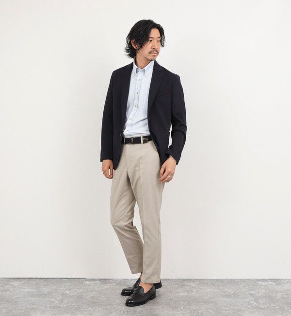 NOLLEY'S goodman「《ビジカジ対応》綿麻COOLMAX イージーパンツ 26SS」|チノ|