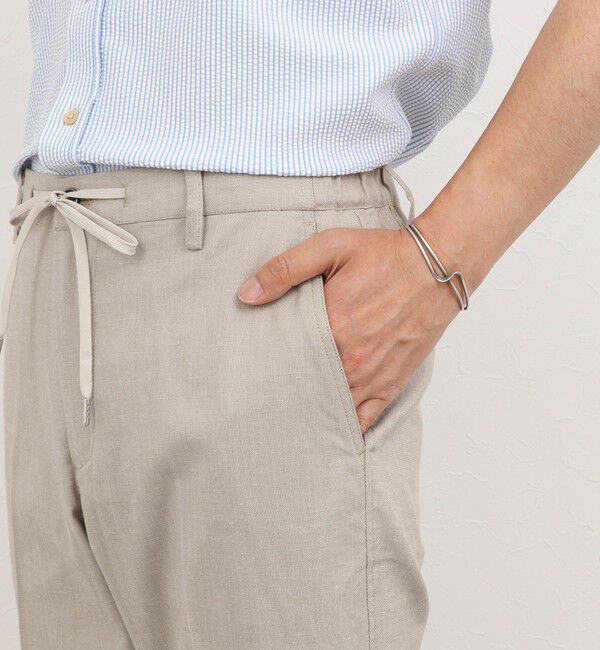 NOLLEY'S goodman「《ビジカジ対応》綿麻COOLMAX イージーパンツ 26SS」|チノ|