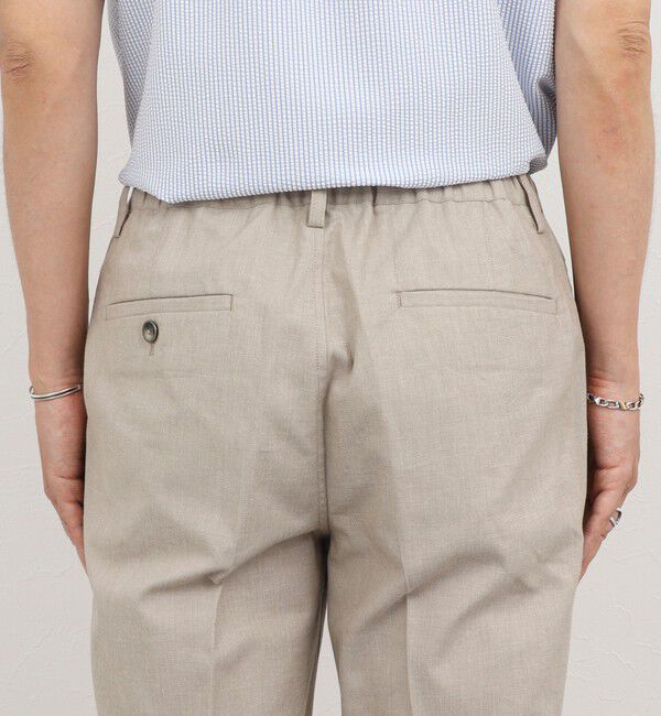 NOLLEY'S goodman「《ビジカジ対応》綿麻COOLMAX イージーパンツ 26SS」|チノ|