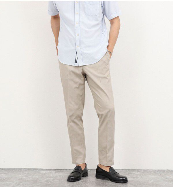 NOLLEY'S goodman「《ビジカジ対応》綿麻COOLMAX イージーパンツ 26SS」|チノ|