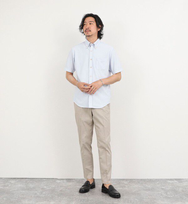 NOLLEY'S goodman「《ビジカジ対応》綿麻COOLMAX イージーパンツ 26SS」|チノ|
