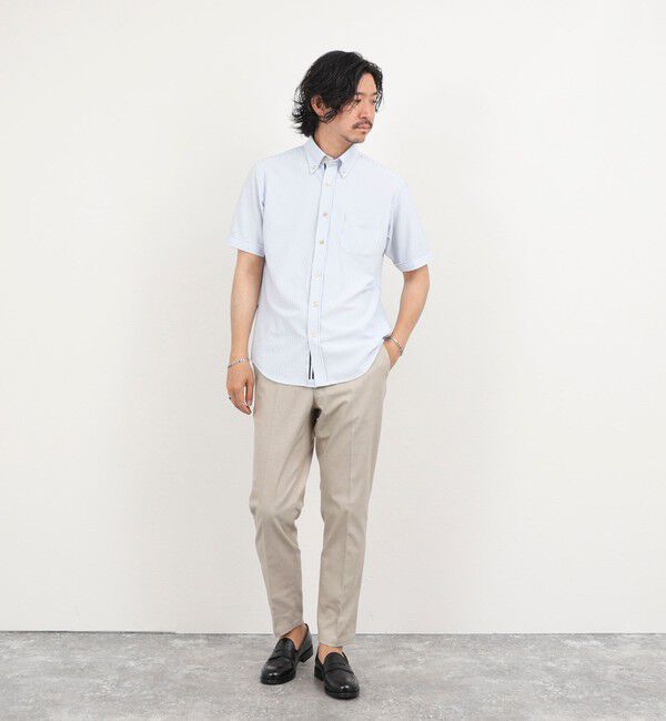 NOLLEY'S goodman「《ビジカジ対応》綿麻COOLMAX イージーパンツ 26SS」|チノ|