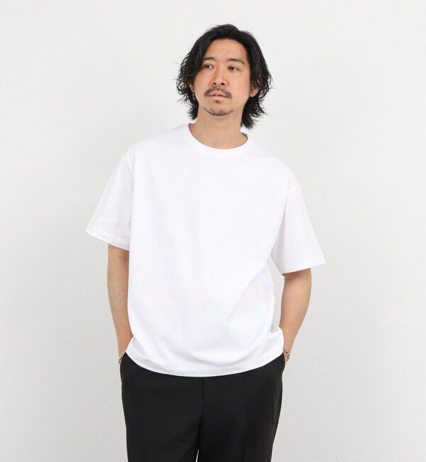 NOLLEY'S goodman「コンパクトコーマ ワイドシルエットＴシャツ 26SS」|Tシャツ・カットソー|