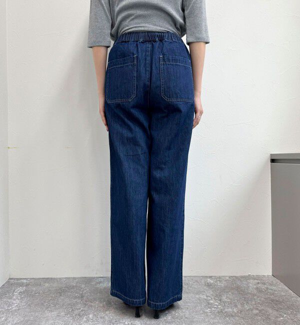 fredy emue「ライトオンスデニムベイカーイージーパンツ」|デニム|