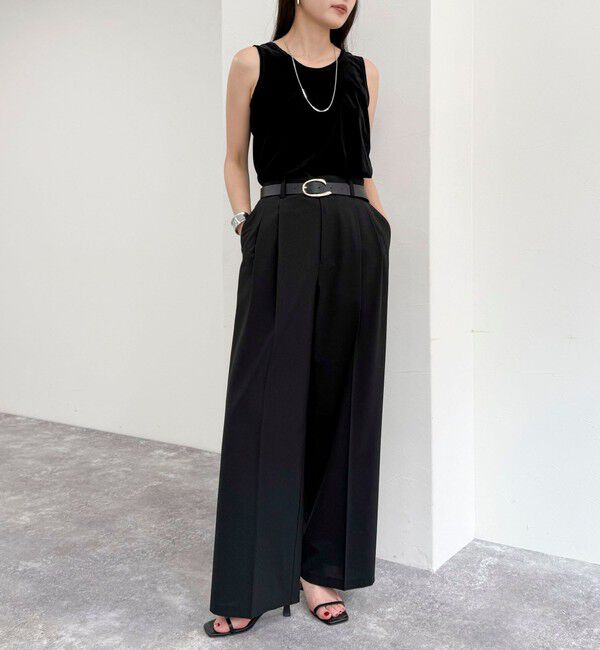 fredy emue「ベロアタンクトップ」|タンクトップ|