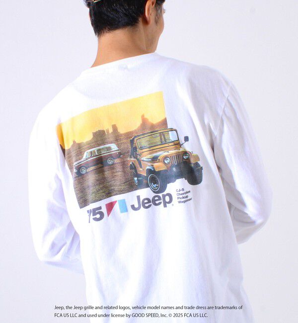 GLOSTER「【GOOD ROCK SPEED】Jeep / ジープ バックプリント ロングスリーブTシャツ ロンT」|Tシャツ・カットソー|