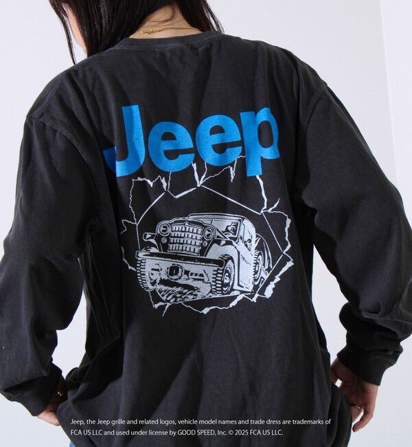 GLOSTER「【GOOD ROCK SPEED】Jeep / ジープ バックプリント ロングスリーブTシャツ ロンT」|Tシャツ・カットソー|