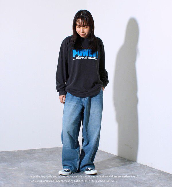 GLOSTER「【GOOD ROCK SPEED】Jeep / ジープ バックプリント ロングスリーブTシャツ ロンT」|Tシャツ・カットソー|