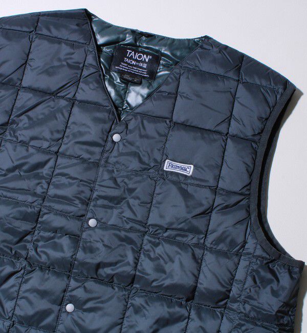 GLOSTER「【UNISEX/4サイズ/6色展開】FREDYMAC別注 TAION ベーシックインナーダウンベスト」|ダウンベスト・ベスト|チャコールグレー