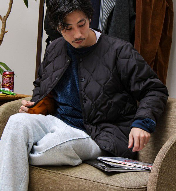GLOSTER「【GLOSTER別注】TAION ミリタリー クルーネック ライナージャケット」|ダウン|