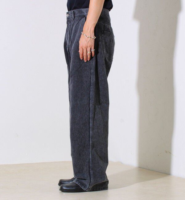GLOSTER「【ワイド好き必見】ダック地 ワイドシルエットパンツ」|チノ|