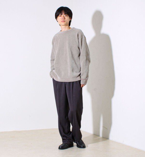 GLOSTER「【昨年人気アイテム再登場！チクチクしないニット】モールダブルフェイス プルオーバーニット」|ニット・セーター|