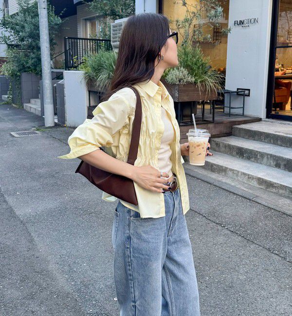 fredy emue「【@sora_522m企画】シャーリングシャツ」|シャツ・ブラウス|