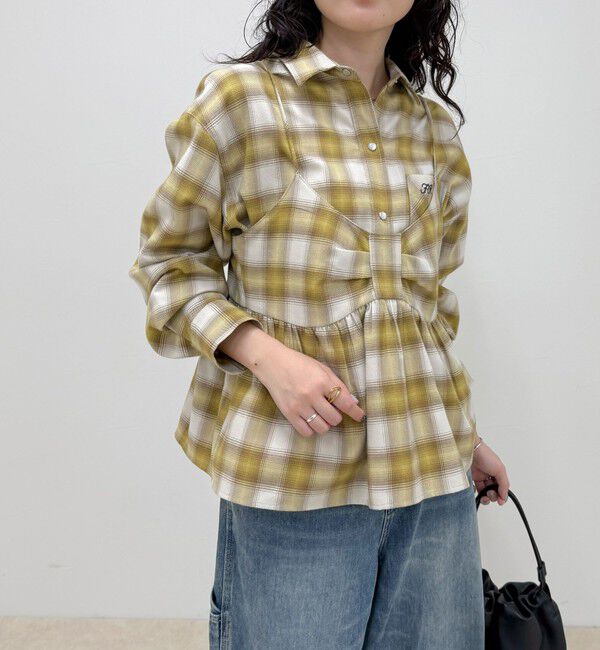 fredy emue「オンブレーチェックキャミビスチェ」|キャミソール|