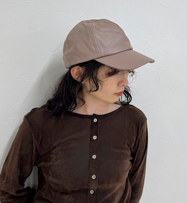 fredy emue「フェイクレザーキャップ」|キャップ・キャスケット|