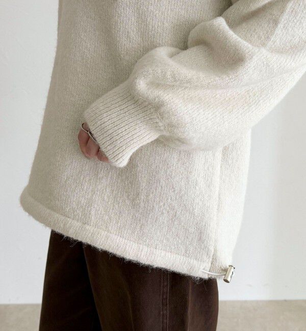 fredy emue「フード付きニットプルオーバー」|ニット・セーター|
