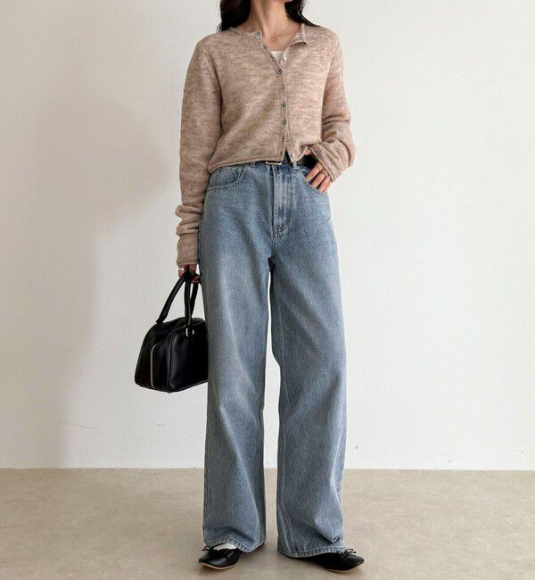 fredy emue「モヘヤ混ビスチェカーディガン」|カーディガン|