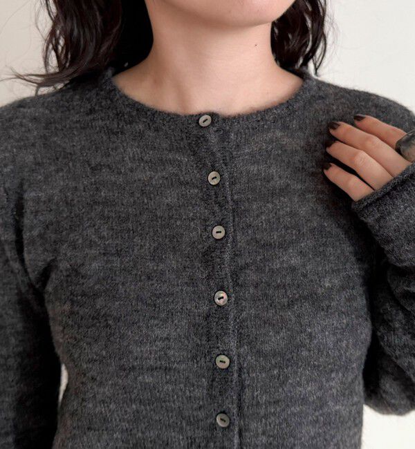 fredy emue「モヘヤ混ビスチェカーディガン」|カーディガン|