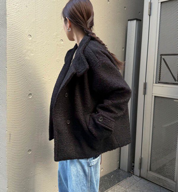 fredy emue「ループシャギースタンドカラーコート」|その他|