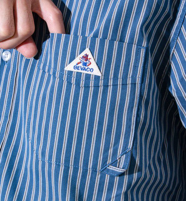 GLOSTER「【GEVACO/ゲバコ】起毛バンドカラーシャツ」|シャツ・ブラウス|