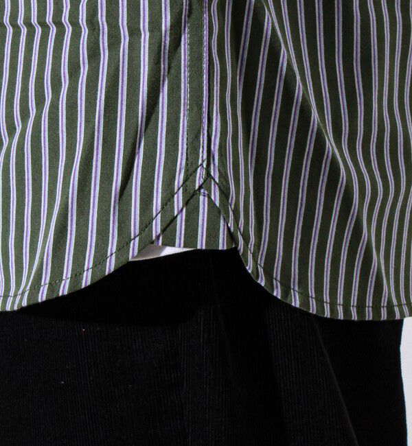 GLOSTER「【GEVACO/ゲバコ】起毛バンドカラーシャツ」|シャツ・ブラウス|