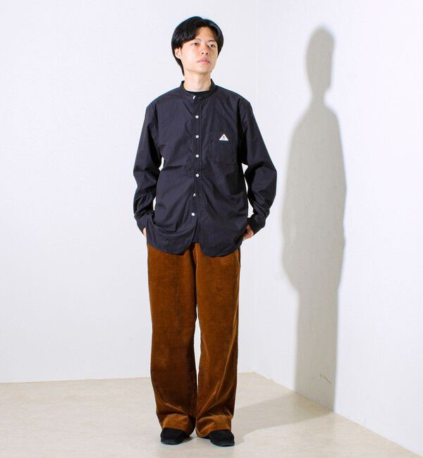 GLOSTER「【GEVACO/ゲバコ】起毛バンドカラーシャツ」|シャツ・ブラウス|