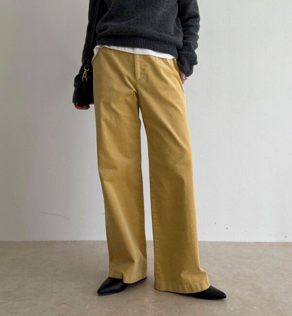 fredy emue「コーデュロイストレートパンツ」|チノ|