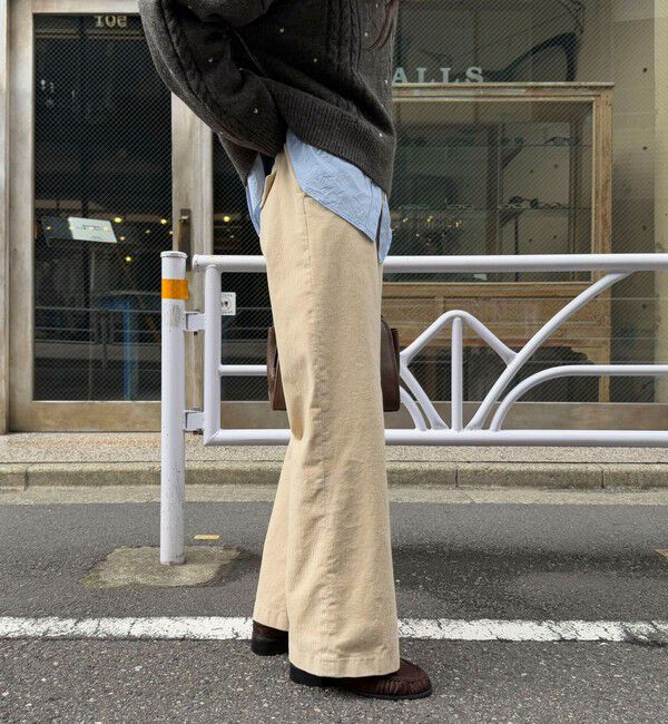 fredy emue「コーデュロイストレートパンツ」|チノ|