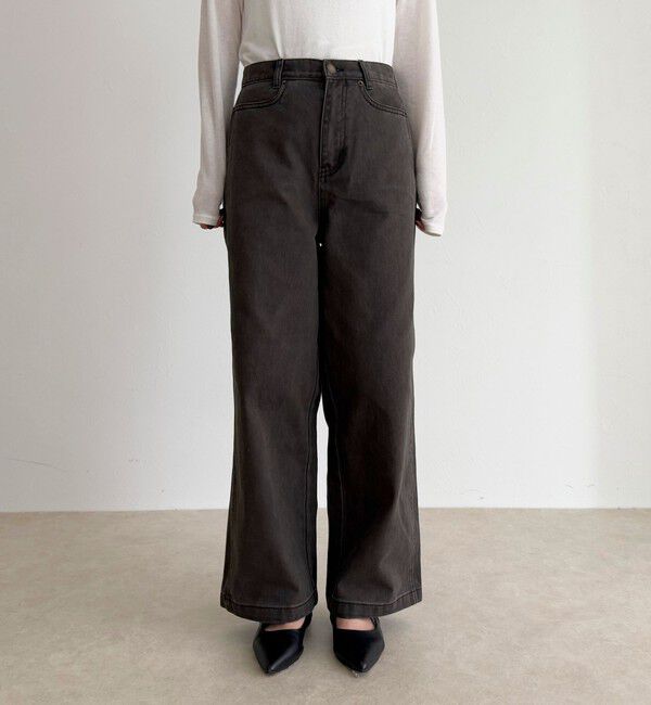 fredy emue「コットンツイルストレートパンツ」|チノ|
