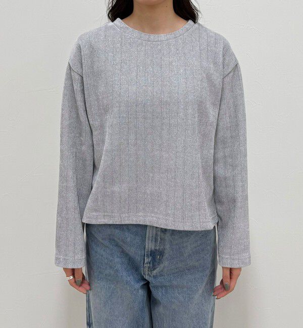 fredy emue「ラメモールプルオーバー」|Tシャツ・カットソー|