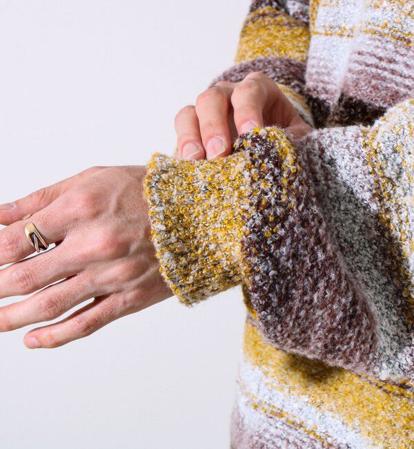 GLOSTER「【ふんわり立体感】グラデーションブークレプルオーバー」|ニット・セーター|