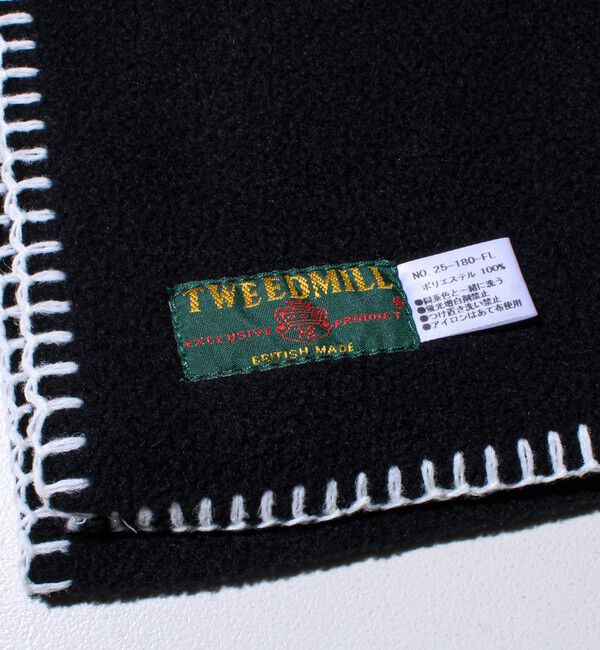 GLOSTER「【GLOSTER別注】【TWEEDMILL】ブランケットステッチフリーススカーフ」|マフラー|