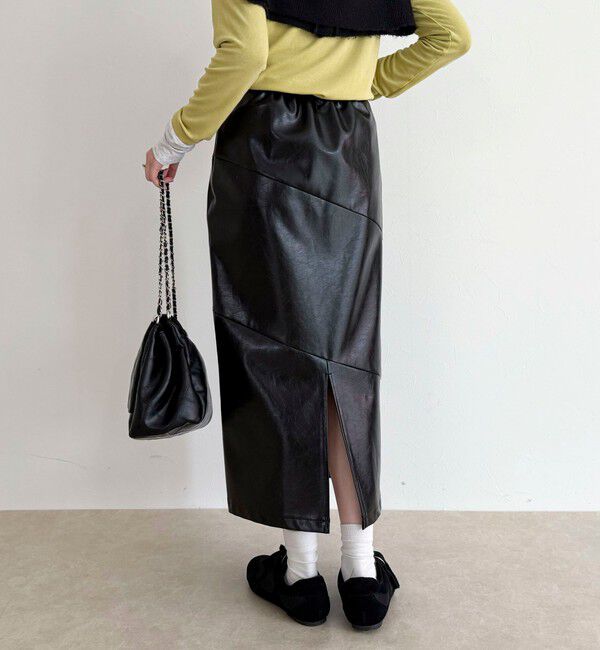 fredy emue「ヴィンテージライクレザースカート」|スカート|