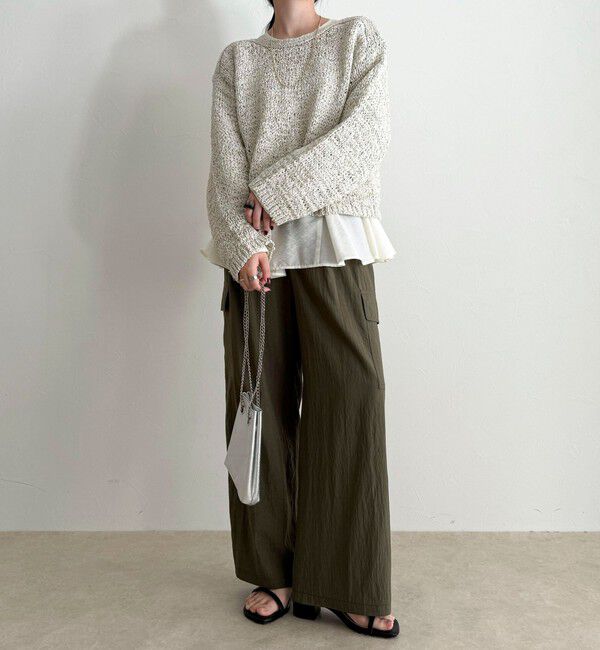 fredy emue「テープヤーンニットプルオーバー」|ニット・セーター|