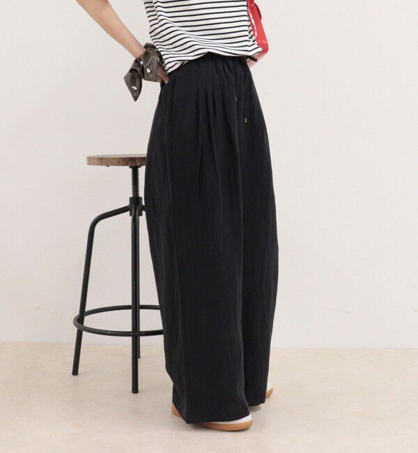 fredy emue「こなれワッシャータックイージーパンツ」|チノ|