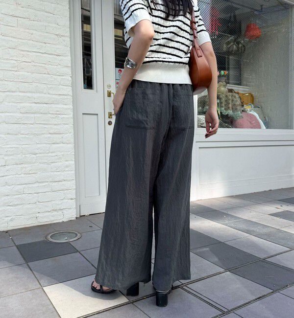 fredy emue「こなれワッシャータックイージーパンツ」|チノ|