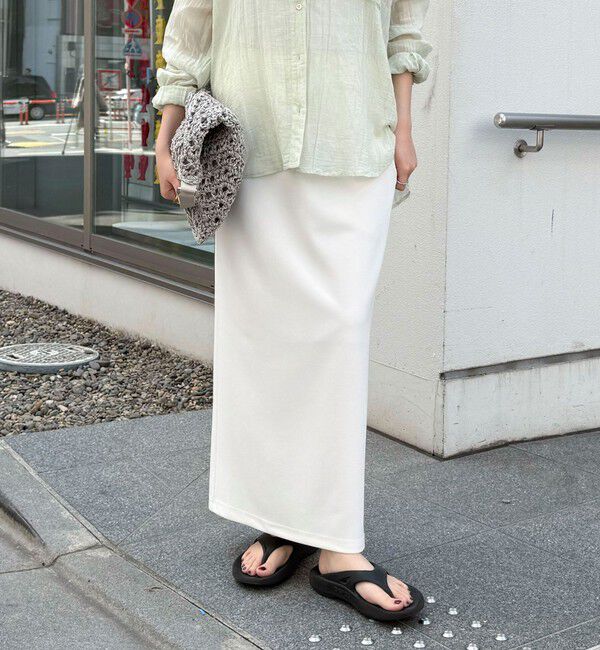 fredy emue「カットジョーゼットインゴムタイトスカート」|スカート|