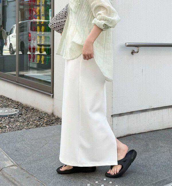 fredy emue「カットジョーゼットインゴムタイトスカート」|スカート|