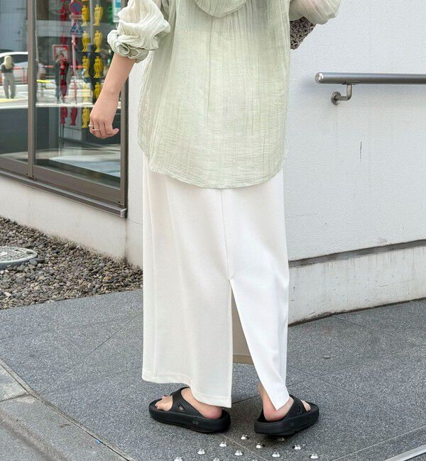 fredy emue「カットジョーゼットインゴムタイトスカート」|スカート|