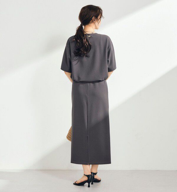 fredy emue「カットジョーゼットインゴムタイトスカート」|スカート|